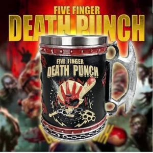 Newest Five Finger Death Punch Tankard Stainless Steel & Resin Beer Mugs Baseball Skull Water Cups Halloween Gift Coffee Cup2026
