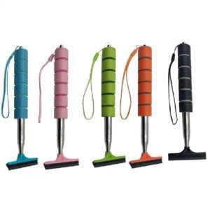 JJT Universal Extendable Car Window Cleaner Brush with 360° Swivel Head for Windshield and Rearview Mirror Cleaning