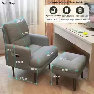 VARIER【PH & STOCK & COD】Folding sofa chair multifunctional living room office bedroom balcony lazy bed