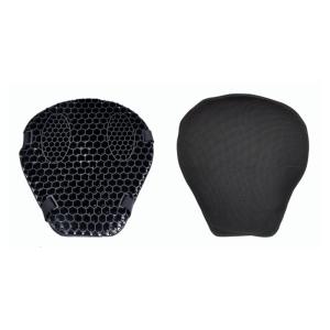Shock Absorbing Motorcycle Seat Pad 3D Cooling Gel Breathable Mesh Surfaces Tailbone Protection Heat Resistant Seat Cover