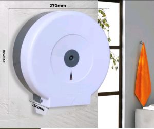 Hộp Đựng Giấy Vệ Sinh Cuộn Lớn Màu TRẮNG  MÀU XANH - Hộp Đựng Giấy Vệ Sinh Cuộn Lớn Nhựa PP Trong Nhà Vệ Sinh