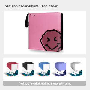 BERYFAM Toploader Binder Album Set Card Black Binder Trading Cards 240Pocket Photocard Lomo Card Blueberry Series