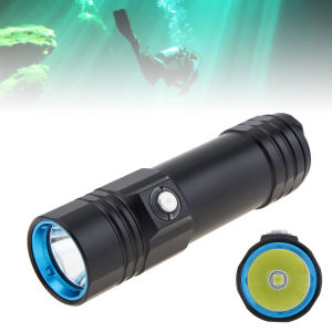 800LM Diving Flashlight IPX8 Waterproof Scuba Night Dive Spare Torch Underwater Lamp Photographic Supplement Lights