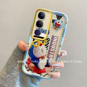 Cartoon Casing VIVO V50 Lite VIVOV50 Lite VIVOV50Lite 5G 4G New Cute Trend Creative Fashion 3D Doll Doraemon Hello Kitty Luffy Pikachu Shockproof Phone Case with Lanyard 2025