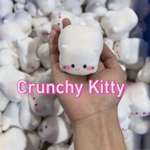 HOUCHU Hand Relax Crispy Dogs Squishy Cute Cats Shapable Blocks Filled Squishy Creative Handmade Crunchy Squeeze Kids Adults