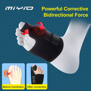MIYIO 1 Pair Bunion Corrector Toe Separator Adjustable Hallux Valgus Foot Care Pedicure