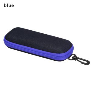 BETTERFORM New Portable Denim Fabric Sunglasses Box Spectacle Case Glasses Box Zipper Eyeglasses Case Eyewear Protector