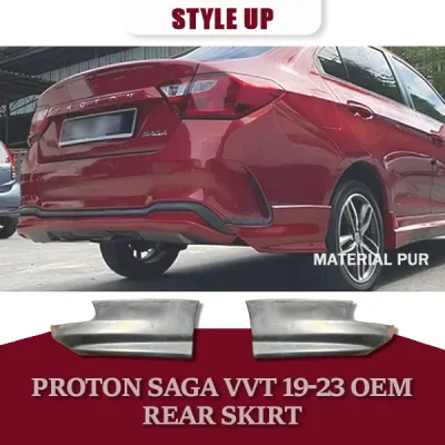 PROTON SAGA VVT 2019-2024 OEM REAR SKIRT 2019 2020 2021 2022 2023 2024 MATERIAL PUR WITHOUT PAINT