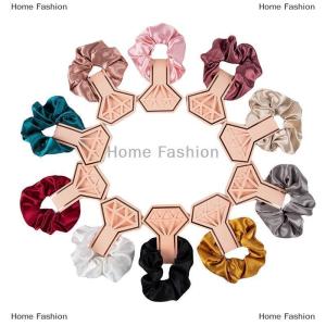 [COD] Home Fashion 1Pcs Bridesmaid Gift Hair Scrunchies Team Bride To Be Haircircle Bridal Wedding Souvenir Bachelorette Party Bridal Shower Wedding Gift Souvenir For Guests
