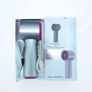 Quạt Cầm Tay Mini S001 Tốc Độ Mạnh Có Màn Hình Led Nhỏ Gọn Quạt Tích Điện Mini Siêu Mát Bỏ Túi Tặng Kèm Dây Đeo Tay