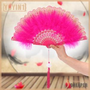 [COD] EHBqna SPORTS พัดขนนกแบบโลลิต้าพับได้สไตล์ญี่ปุ่นสำหรับนางฟ้าแสนหวานสาวโกธิคสีดำพัดมือพร้อมจี้ของขวัญงานแต่งงานงานปาร์ตี้ตกแต่ง
