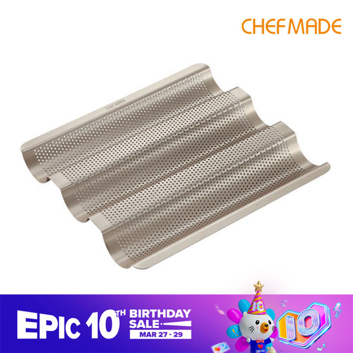 Chefmade Nhỏ Không Dính Baguette Khay Khay Nướng Bánh Mì Baguette Không ...