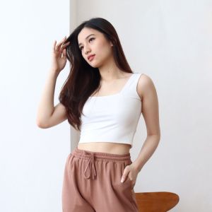 Square Tanktop Crop / Atasan Wanita / Blouse Wanita / Kaos Wanita / Top Wanita