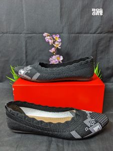 Sepatu Wanita FlatShoes Rajut Slip On Size 37 - 40 Sol Karet / FlatShoes Balet Korea Wanita 2024