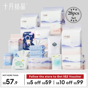 TEN-M JOURNEY Hospital Delivery Bag 28Pcs Maternity Set - Grab-&-Go Essentials Fit KKH Beds