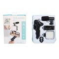 Micro thu âm livestream, Gậy livestream tiktok có đèn, Giá đỡ điện thoại, Tripod 3 chân có remote, 36 bóng đèn Led 3 chế độ sáng, thu lọc tạp âm tốt. 
