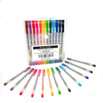Pulpen gel 12warna / 12pcs pulpen gel warna warni / Pulpen YOUMEI G103