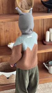 Childrens clothing for winter baby autumn and winter outfits sweater coat boys fleece-lined suit custom-made