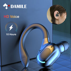 DAMILE Tai nghe Bluetooth không dây di động Tai nghe không dây Stereo Rảnh tay Kiểm soát tiếng ồn Tai nghe Bluetooth có Mic cho tất cả Trình điều khiển điện thoại thông minh Sport YYK-525