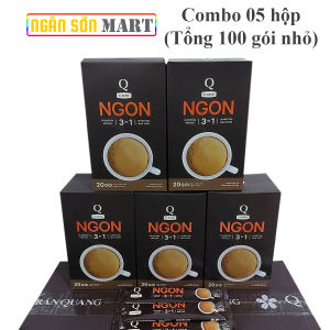 Cà phê sữa Ngon Trần Quang hộp giấy 400g (20 gói nhỏ 20g)