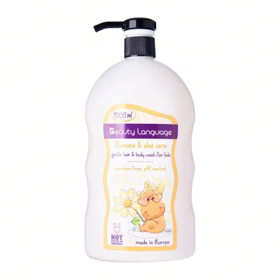 BL Kids Gentle Hair and Body Wash (Banana and Aloe Vera) - By Beauty Language