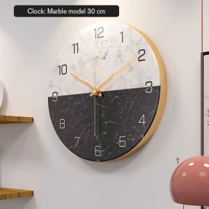 Clock Hanging Decoration Is Simple And Generous Nordic Style Wrought Iron Wall Clock Bedroom Wrought Iron Wall Bookshelf Bedroom Living Room Decorative Clock