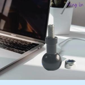 🔥🔥🔥fenglin 1 Piece Motorcycle Sport Camera Mount Connector 17mm 25.4mm Ball Head To M6 M8 M10 Screw Bracket Connector For Camera