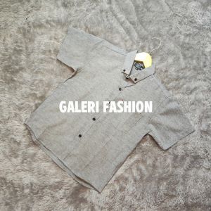 KEMEJA ANAK POLOS FORMAL LENGAN PENDEK READY BANYAK WARNA ESTIMASI UMUR 1-10 TAHUN