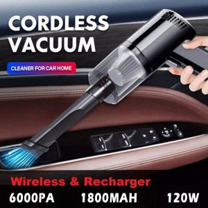 JULO - Vacum Penyedot Debu Nirkabel 6000pa Mini Portabel - Penghisap Penyedot Debu Dapat Dicas Usb - Vacuum Cleaner Charger Cas Tanpa Kabel Recharger Vacuum Mobil Portable