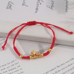 LITUILI Chinese Style Horse Year Bracelet 2026 2026 Horse Year New Year Hand Rope Lucky Pony Red Rope Unique Jewelry Accessories Fortune Bracelet Gift