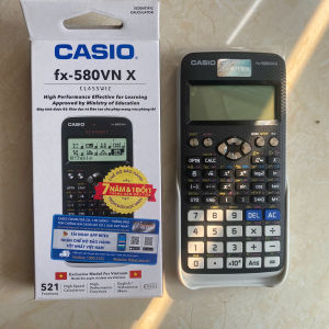 Máy tính casio FX-580VN X dành cho học sinh cấp 3 máy bảo hành 7 năm