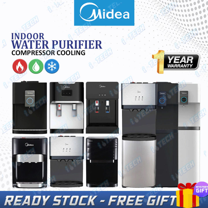 MIDEA Water Dispenser Hot Ambient Cold Tabletop / Floorstanding Penapis
