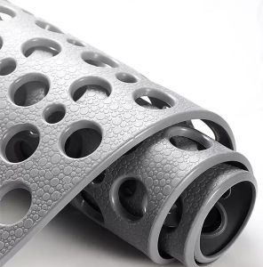 Environmentally TPE bathroom non-slip mat-draining hollow floor mat-child anti-fall suction cup mat