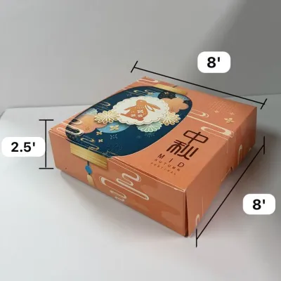 2026 New Design mooncake box Mid Autumn Festival Box traditional box/ 80g-175g