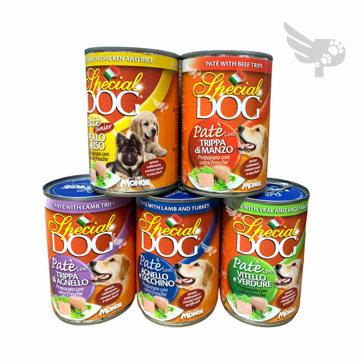 Monge Special Dog 400g in CAN Dog Wet Food 5 Flavors Available in Puppy Adult