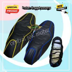 SARUNG JOK MOTOR instan EROPA LIST bahan zeus beat#vario#pcx#nmax