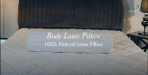 Getha Lux Bolster / Bantal Peluk Getah Asli (Tencel Fabric)
