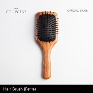 The Collective Hairbrushes | Wooden Hairbrush Wooden Hairbrush for Curly Hair Thick Hair & Straight Hair Anti-Frizz & Anti-Static Curly Hairbrush