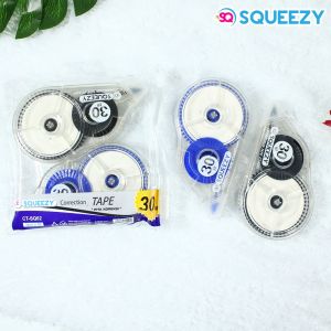 Harga Grosir ( 1packs/2pcs ) Correction Tape CT-SQ02 Ukuran 60m