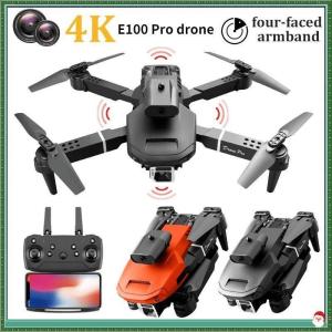 HD 1080P E100 pro drone Toy with High Quality 4K Dual Camera Tyro WIFI FPV Foldable Quadcopter the good choice for beginner vlog drone Accessories Obstacle Avoidance Function