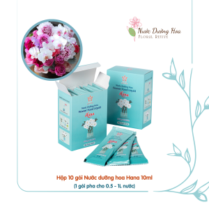 (10 gói) Dưỡng hoa tươi lâu Hana - dưỡng hoa nở đẹp lâu tàn ngăn thúi nước hư gốc suốt hơn 15 ngày