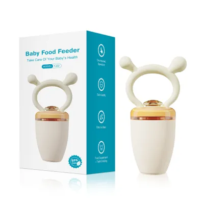 Dr.Isla Baby Teether Food Feeder Silicone fresh food fruit feeding nipple tableware pacifier Nibbler Feeder Teether YJ22