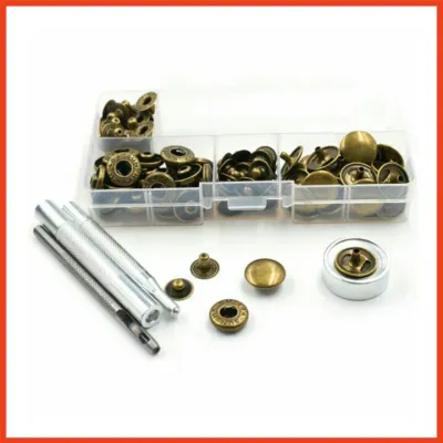 Cúc Bấm Đồng YKK 4 chi tiết Nút bấm áo 4 chi tiết Cúc đồng vàng