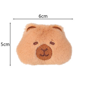 【♡Lovely girls house♡】เข็มกลัดตุ๊กตาหนานุ่มการ์ตูน Capybara กระเป๋าเสื้อผ้าเข็มตราจี้เข็มกลัดสำหรับเด็ก