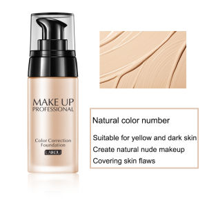 LAIKOU Liquid Foundation 40ml -Natural - 16H Long Lasting Makeup Sweat-Proof & Oil Control Medium Coverage with Hyaluronic Acid No Cakey No Fake White For Malaysian Skin Tones Natural Look Foundation