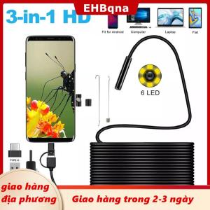 [COD] EHBqna 3PF Ship within 24 hours 5.5Mm Android Nội Soi Máy Ảnh 3 In1 Micro USB Loại C Borescope Mini Máy Ảnh Không Thấm Nước LED Kiểm Tra Xe Cho Huawei Xiaomi PC
