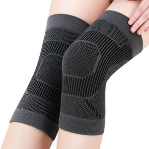 Graphene Thermal Knee Sleeve Warm Knee Support Brace Compression Knee Sleeve Knee Warmer Support Sports Running Gym Knee Pad