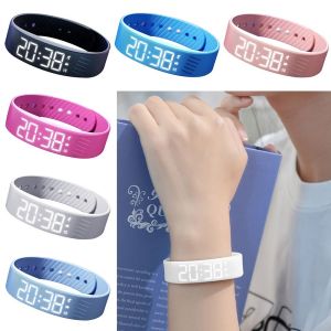 SIMPLETEN Waterproof Alarm Clock Watch LED Digital Adjustable Fitness Wristbands Multifunctional Snooze-proof Alarm Bracelet for Students