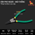 Bộ 4 kìm mở phe trong phe ngoài, mũi thẳng mũi cong công nghiệp WYNN'S 7 inch, kìm phanh thép Carbon cao cấp, kềm phe chuyên nghiệp, độ chính xác cao, kìm phe trợ lực, kìm bóp phe ra, kềm mở phe vòng trong, kìm mở phanh ngoài, kim mo phe. 