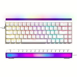 Womier WK68 PRO-Black 60% Percent Keyboard with Light Box